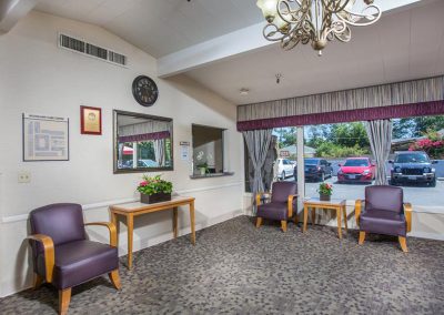 Lobby at Woodland Care Center